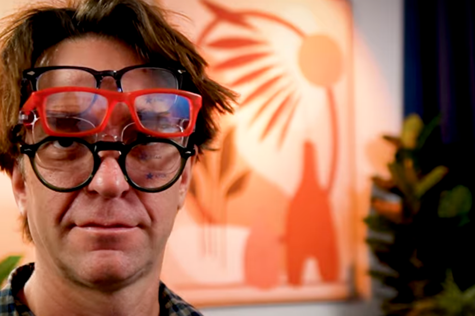 Le Bonhomme à lunettes à l'AIEM