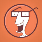 Bonhomme à lunettes Facebook